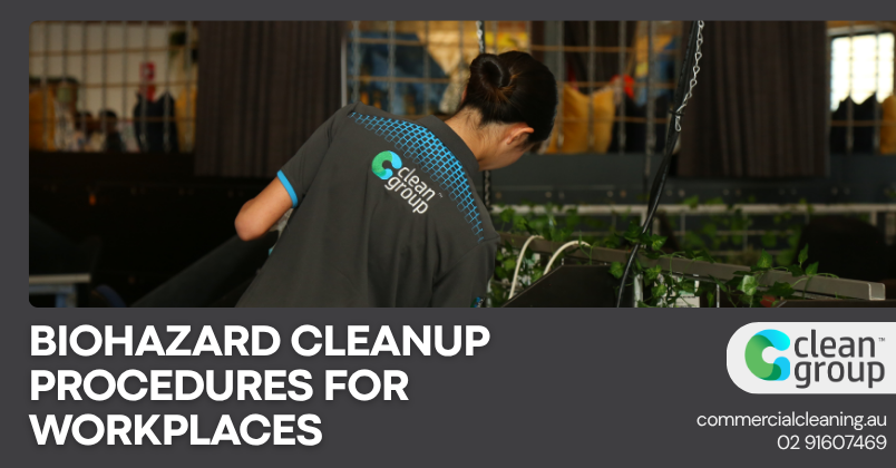 Biohazard Cleanup Procedures for Workplaces