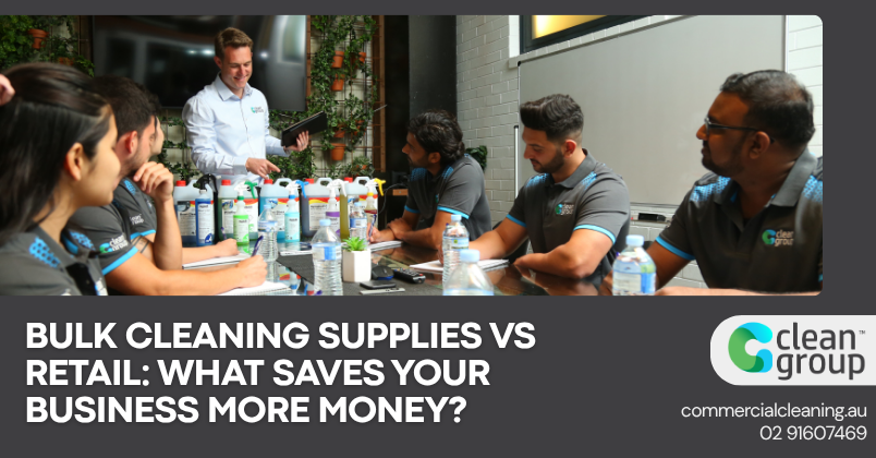 Bulk Cleaning Supplies vs Retail What Saves Your Business More Money.