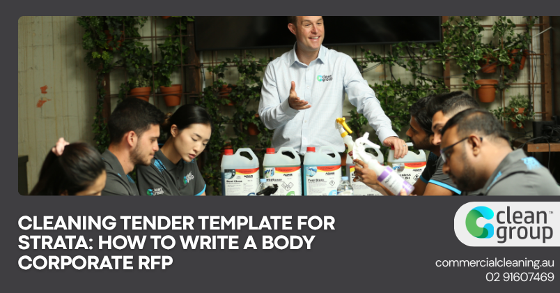 Cleaning Tender Template for Strata: How to Write a Body Corporate RFP