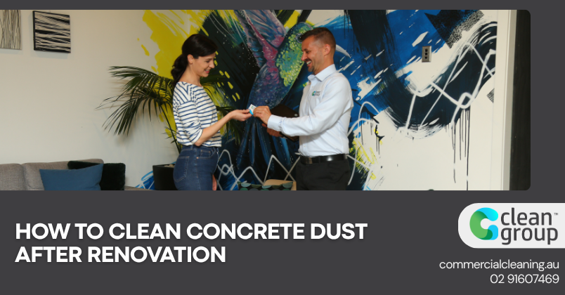How to Clean Concrete Dust After Renovation