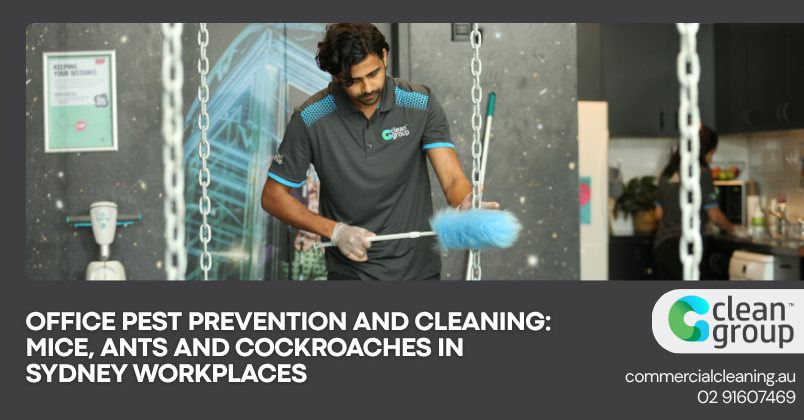 Office Pest Prevention and Cleaning: Mice, Ants and Cockroaches in Sydney Workplaces