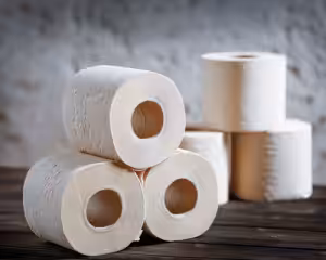 Toilet paper rolls for commercial washrooms