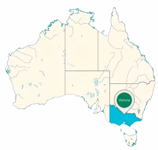 Victoria Map