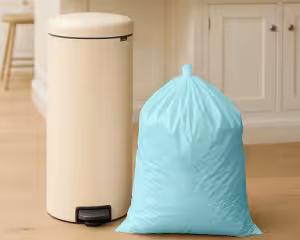 Waste bin liners for commercial rubbish bins