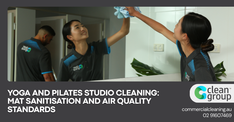 Yoga and Pilates Gym Studio Cleaning: Mat Sanitisation and Air Quality Standards